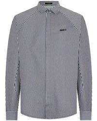 BOSS - Long-Sleeved Striped Shirt - Lyst