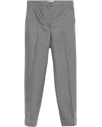 PT Torino - Cuffed Wool Trousers - Lyst
