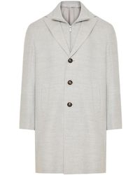 Eleventy - Abrigo A Capas - Lyst