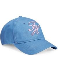 Tommy Hilfiger - Baseballkappe Mit Logo-Stickerei - Lyst