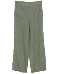 MAISON 123 - Elasticated-Waist Wide-Leg Trousers - Lyst