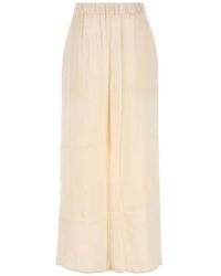 LeKasha - Wide-Leg Silk Trousers - Lyst