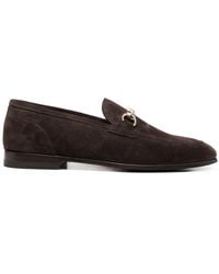 SCAROSSO - Alessandra Suede Loafers - Lyst