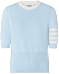 Thom Browne - Jersey Hector Intarsia 4-Bar T-Shirt - Lyst