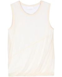 Helmut Lang - Bubble Cotton Tank Top - Lyst