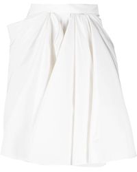 Alexander McQueen - Pleated A-line Skirt - Lyst