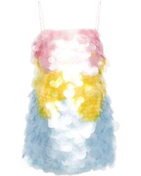 Cynthia Rowley - Sequinned Mini Dress - Lyst