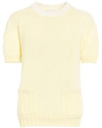 Barrie - Ribbed Detail Top - Lyst