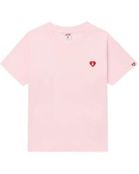A Bathing Ape - Heart-Embroidered T-Shirt - Lyst