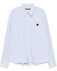 ZZERO BY SONGZIO - Camicia Crop Con Taglio Stondato - Lyst