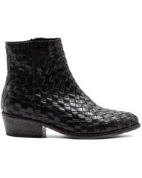 CURIOSITÉ - Stiefeletten Mit Webmuster - Lyst
