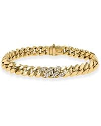 Pragnell - 18Kt Geelgouden Fusion Armband Met Diamant - Lyst
