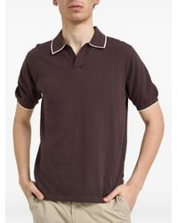 MC2 Saint Barth - Sloan Contrast-Trim Polo Collar T-Shirt - Lyst