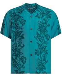 Sun Surf - Floral-Print Short-Sleeve Shirt - Lyst