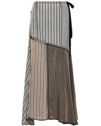 Maison Margiela - Maxi-Rok Met Patchwork - Lyst