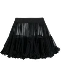 DSquared² - Ruffled A-line Miniskirt - Lyst