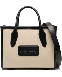 KENZO - Logo-patch Tote Bag - Lyst