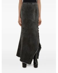 Olivier Theyskens - Denim Asymmetric Maxi Skirt - Lyst