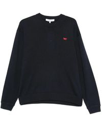Maison Kitsuné - Pull À Patch Fox Head - Lyst