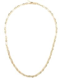 Lizzie Mandler - 18Kt Diamond Figaro-Chain Necklace - Lyst