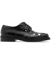 Simone Rocha - Daisy Cut-Out Lace-Up Loafers - Lyst