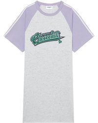 Chocoolate - Vestido estilo camiseta con logo - Lyst
