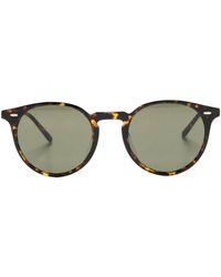 Oliver Peoples - N.02 Round-frame Sunglasses - Lyst