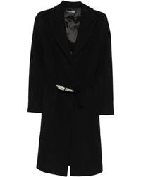 La Petite Robe Di Chiara Boni - Embellished Belted Coat - Lyst