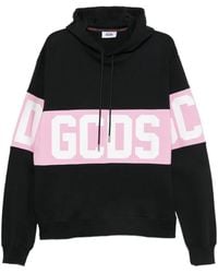 Gcds - Logo-Print Drawstring Hoodie - Lyst