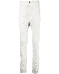 Boris Bidjan Saberi - Stitch-Detail Skinny-Cut Jeans - Lyst