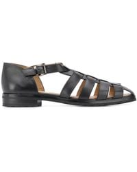 Paraboot - Flat Strappy Shoes - Lyst