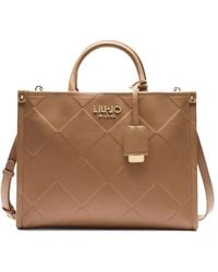 Liu Jo - Diamond-Pattern Tote Bag - Lyst