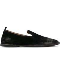 Marsèll - Strasacco Round-toe Suede Loafers - Lyst