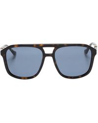 Gucci - Tortoiseshell Navigator-Frame Sunglasses - Lyst