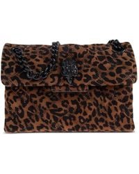 Kurt Geiger - Mini Kensington Leopard-Print Shoulder Bag - Lyst