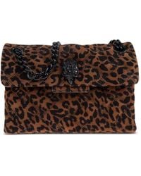 Kurt Geiger - Mini Kensington Leopard-Print Shoulder Bag - Lyst