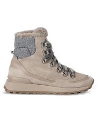 Brunello Cucinelli - Leather Ankle Boots - Lyst