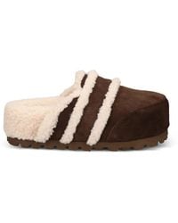 Inuikii - Cozy Shearling-Trim Suede Loafers - Lyst