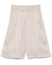 Akep - Satin Shorts - Lyst