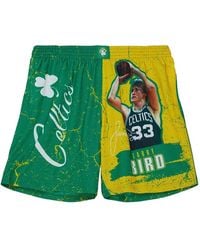 Mitchell & Ness - Larry Bird Boston Celtics Hardwood Classics Shorts - Lyst