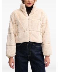 Save The Duck - Zip Faux-Fur Jacket - Lyst
