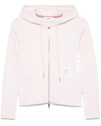 Thom Browne - 4Bar Cotton Hoodie - Lyst