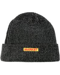 Market - Beanie Mit Reflektierendem Logo - Lyst