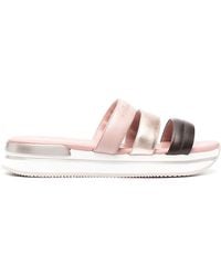 Hogan - Triple Strap Sandals - Lyst