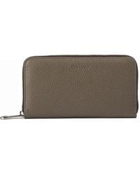 Doucal's - Tumbled Leather Continental Wallet - Lyst