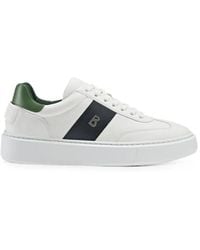 Bogner - Philadelphia 4A Grained-Finish Side-Stripe Sneakers - Lyst
