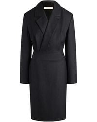 12 STOREEZ - Pinstripe Blazer Midi Dress - Lyst
