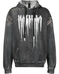 Haculla - Hoodie Smeared En Coton À Effet Usé - Lyst
