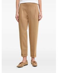 Benetton - Cuffed Tapered Trousers - Lyst