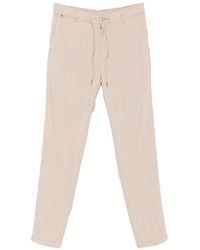 BOSS - Drawstring-Waist Trousers - Lyst